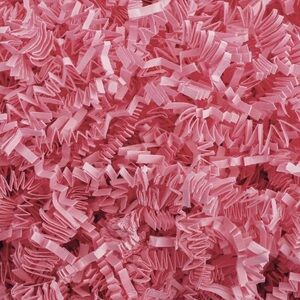 10lb box of pink crinkle paper